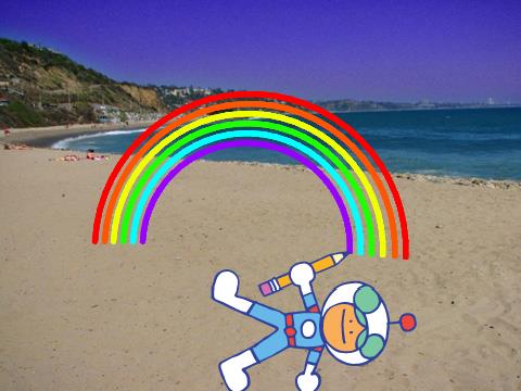 小人画彩虹,51bc,我要编程,51编程,我要编程平台